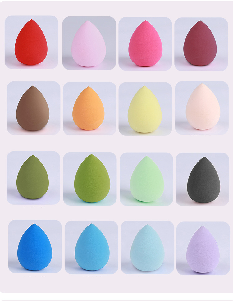 No Moq Multi-color Makeup Sponge Wholesale Custom Logo Latex-free Beauty Makeup Blender Foundation Sponge