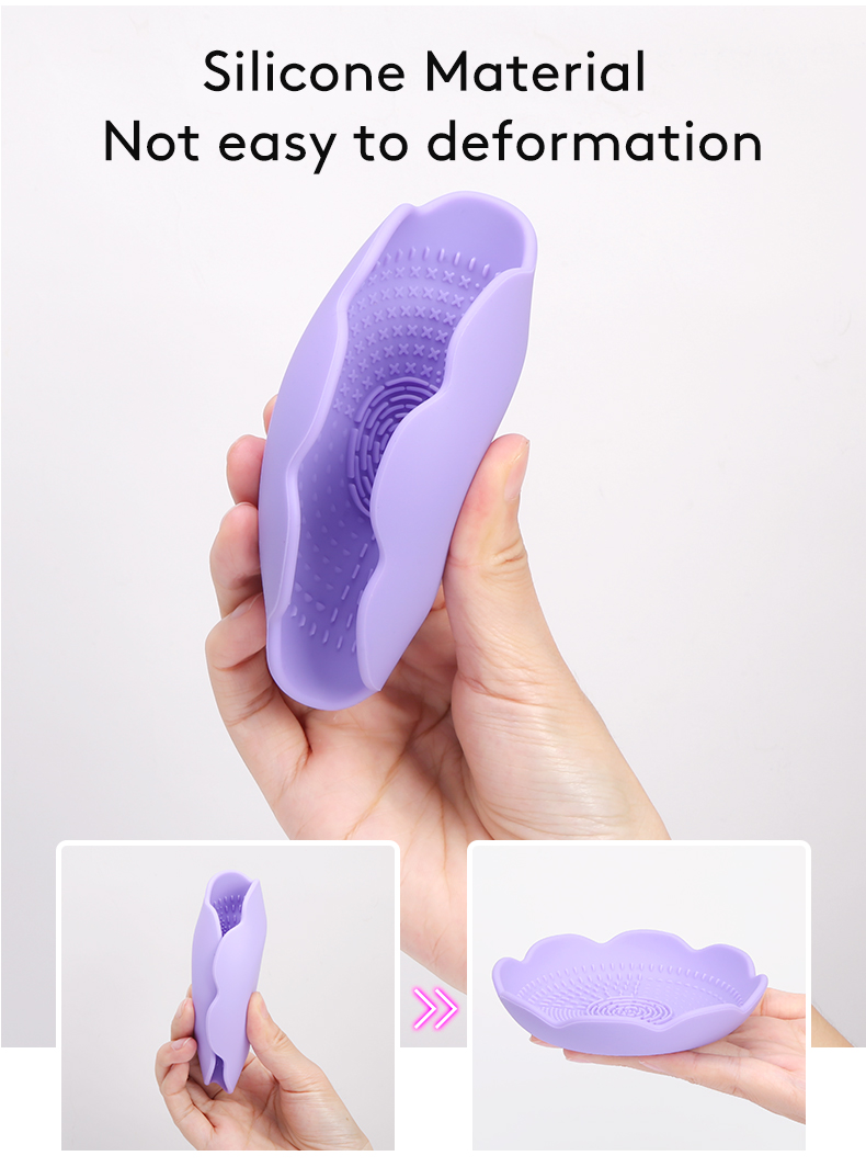 Silicone Flower Makeup Brush Cleaner Detail 5
