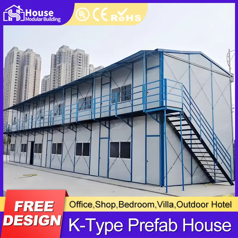 Wholesale 2 Layer K House Prefabricated Steel House for Assemble Manufacturer, Manufacturers
