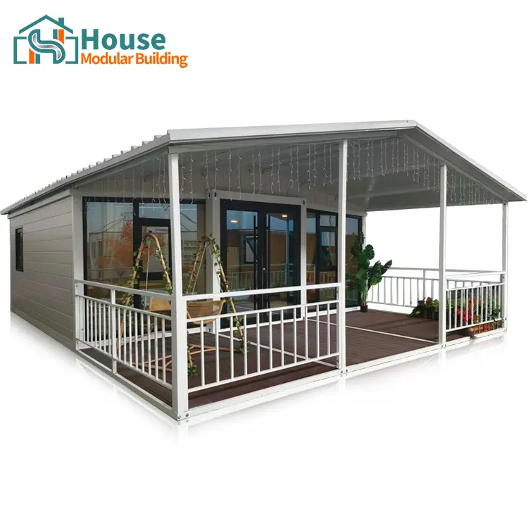 OEM 20ft Expandable Container House with Gable Roof Design Manufacturers, Suppliers