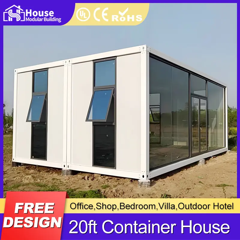 Custom 40ft Quick-Assemble Container Sunroom | Prefab Glass House Solution Supplier, Company