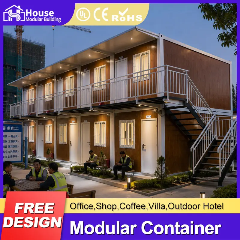 Wholesale Outdoor 3 Bedroom Prefabricated Tiny House Cheap Steel Structure Concrete Building for Family Living and Workshop Application Manufacturer, Companies