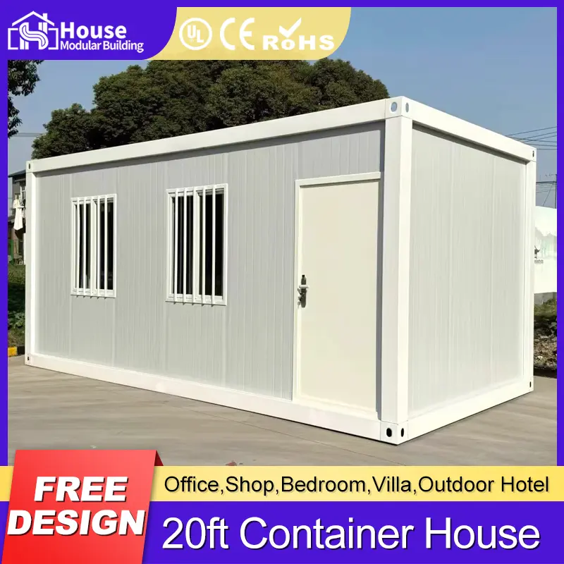 Custom 20ft quick-assembly container house with front door access Factories, Distributor