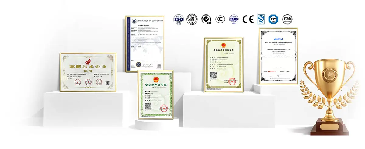 ISO and CE product certifications