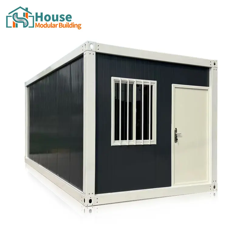OEM 20ft Black & White Quick-Assemble Container House | Dual-Color Prefab Unit Supplier, Companies