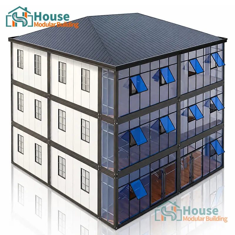 Custom Modular Container Office Building Glass Curtain Wall Manufacturer, Suppliers
