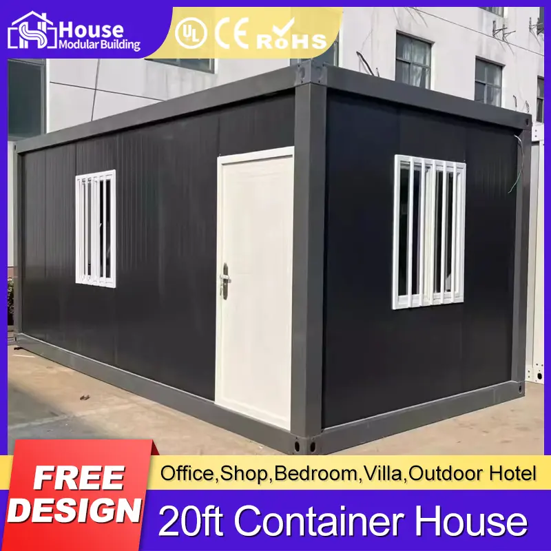 Custom 20ft Black Portable Container House Suppliers, Factories