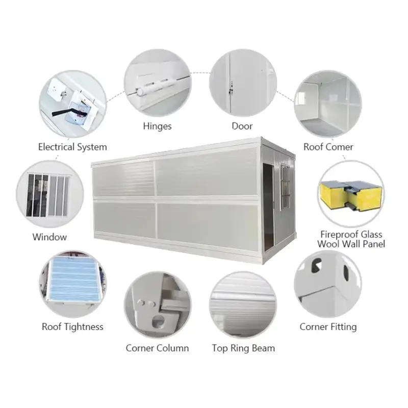 Custom 20ft  Foldable Thin Packed Container House Factories, Company