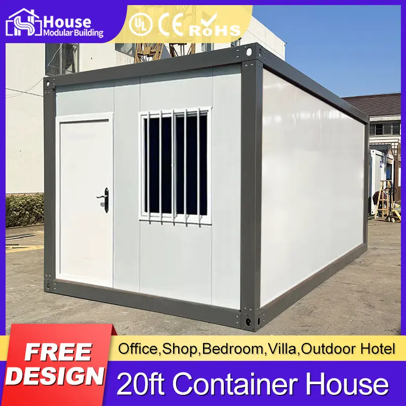 OEM 20ft Black & White Quick-Assemble Container House | Dual-Color Prefab Unit Supplier, Companies