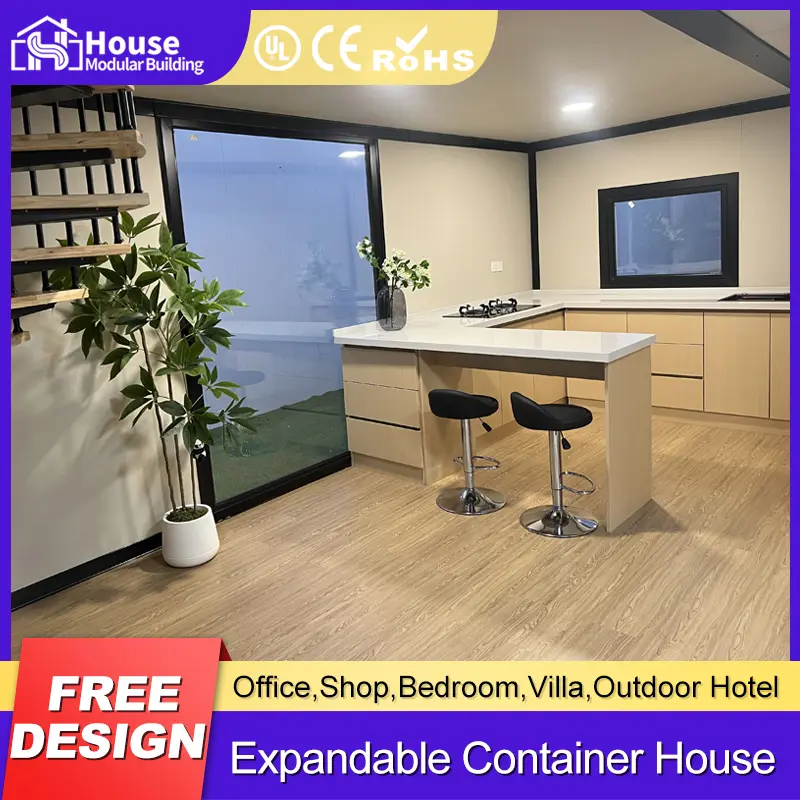 Custom 20ft Expandable Container House with Brick Pattern Wall Suppliers, Distributor