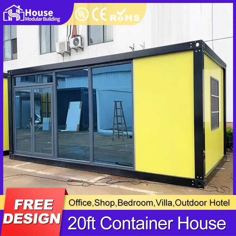 OEM Yellow and black quick-assembly container house Manufacturer, Supplier