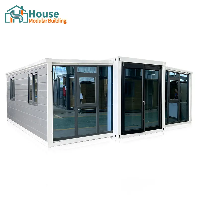 OEM 20ft expandable container house with 2-bedroom-1-living-room layout Manufacturer, Suppliers