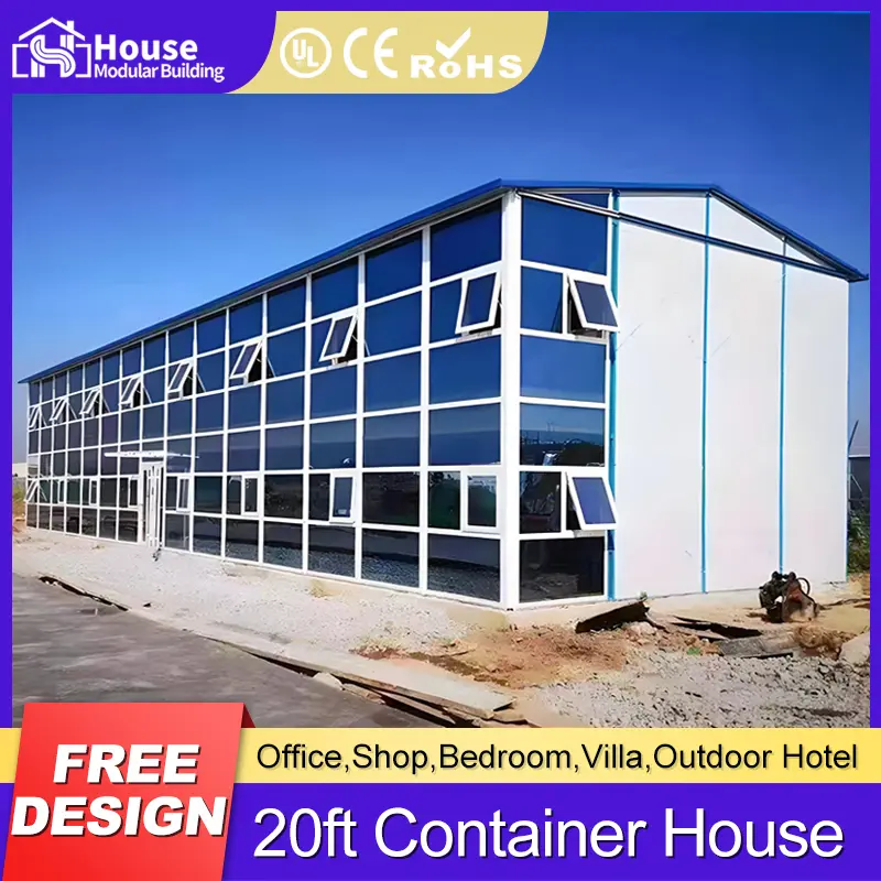 Custom Luxury Double-Layer Glass Curtain Wall T-Type Office Manufacturers, Factory