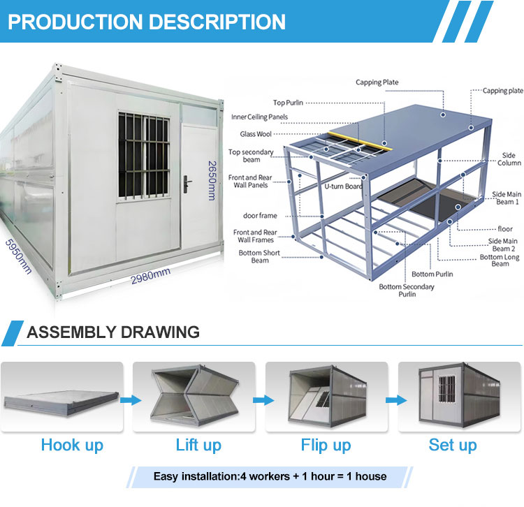 X-Folding Container House 06