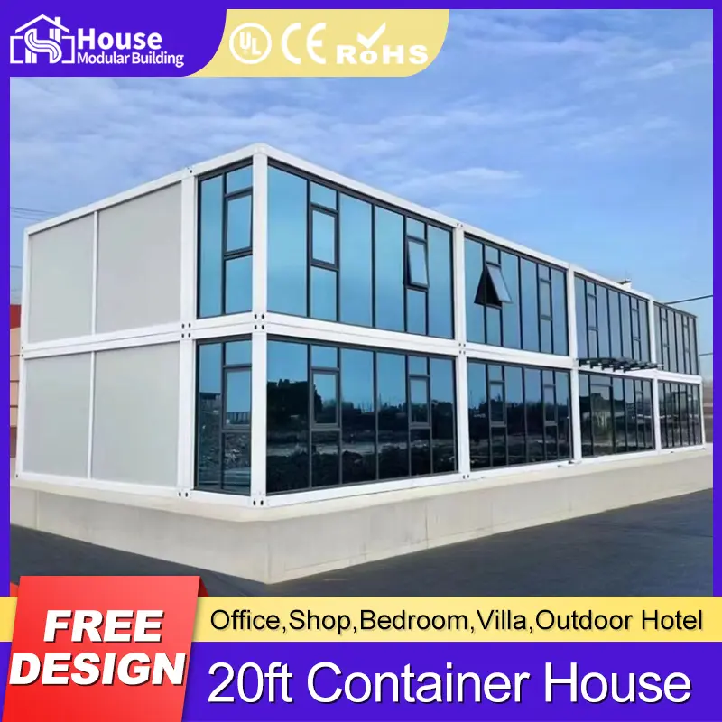 OEM Double-Story Glass-Clad Container Office Complex Suppliers, Distributor