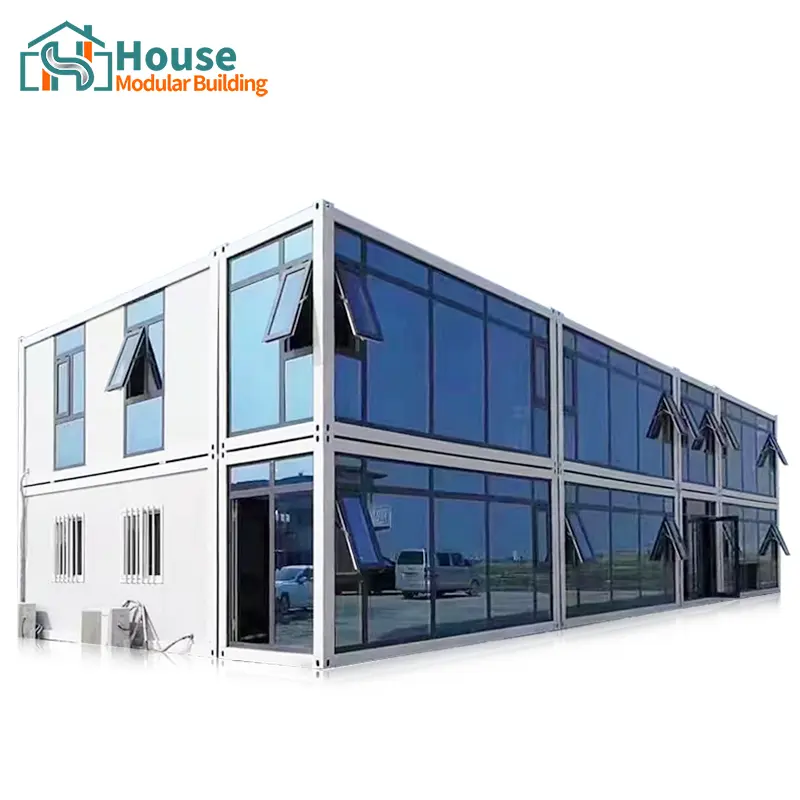 OEM Basic Container Office with Glass Curtain Wall Factory, Companies