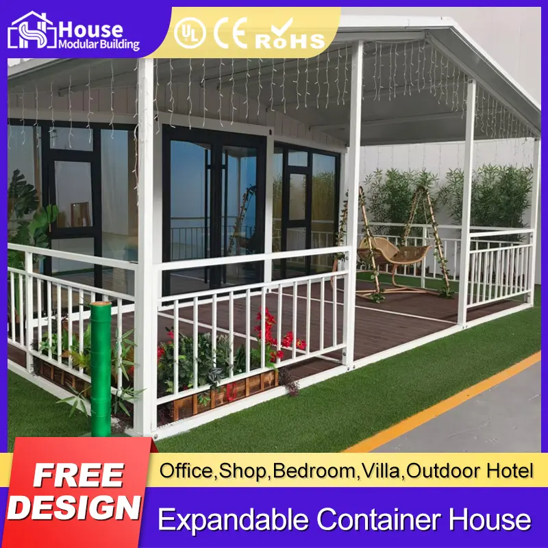 OEM 20ft Expandable Container House with Gable Roof Design Manufacturers, Suppliers