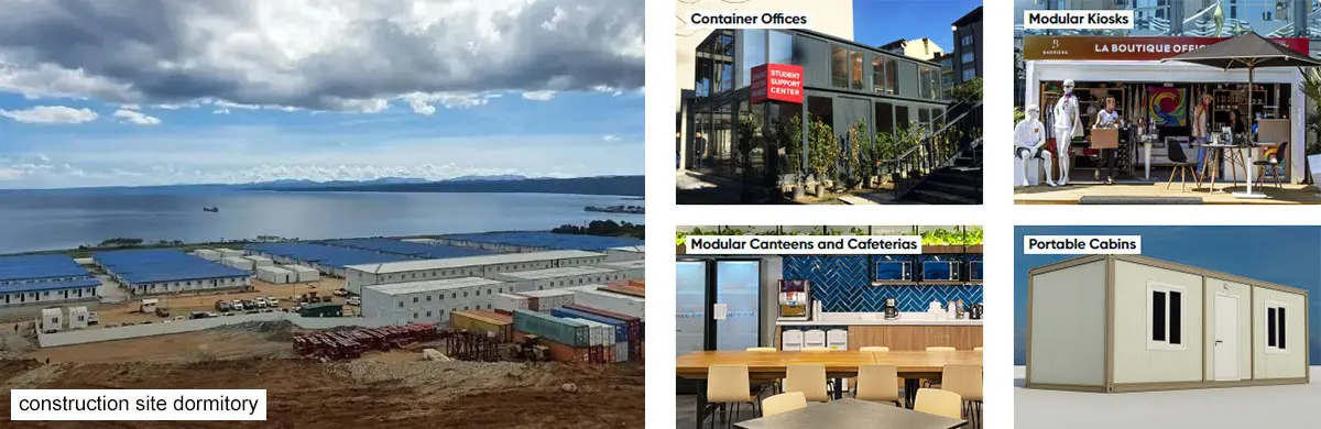 Completed container house projects