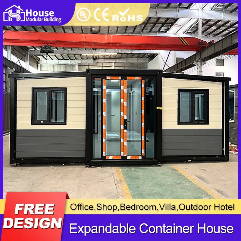 Wholesale 20ft Expandable Container House - Two-Tone Wall Panels with Spacious Interior Factory, Company