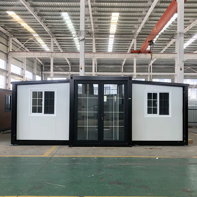 OEM 20-foot expandable container unit featuring two-bedroom plus living room configuration Manufacturer, Factories