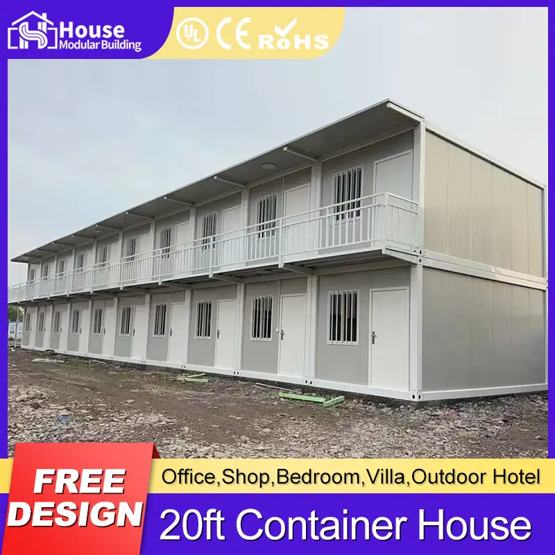Custom 20ft Two-Story Worker Dormitory Container Unit Factory, Company