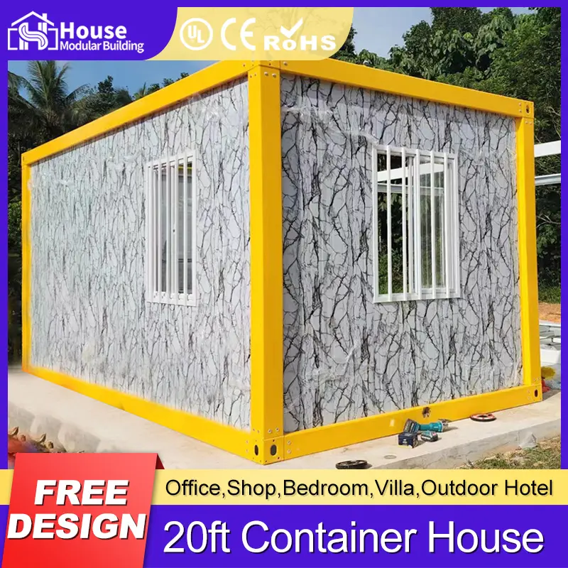 OEM 20ft Marble-Patterned Quick-Assembly Container House Manufacturer, Company