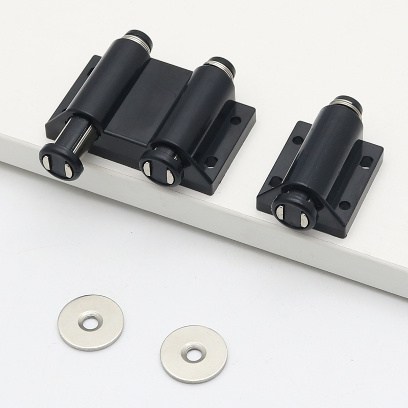 Plastic Magnetic Push Open Rebounding Magnetic Drawer Latch Door Catch Cabinet Door Magnetic Glass Door Catch