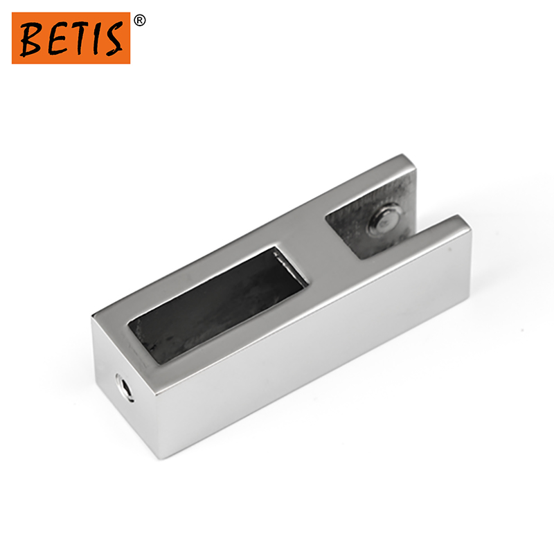 OEM Frameless Factory Direct Sale Glass Door Clamp Stainless Steel Polished Finish Support Bar Connector