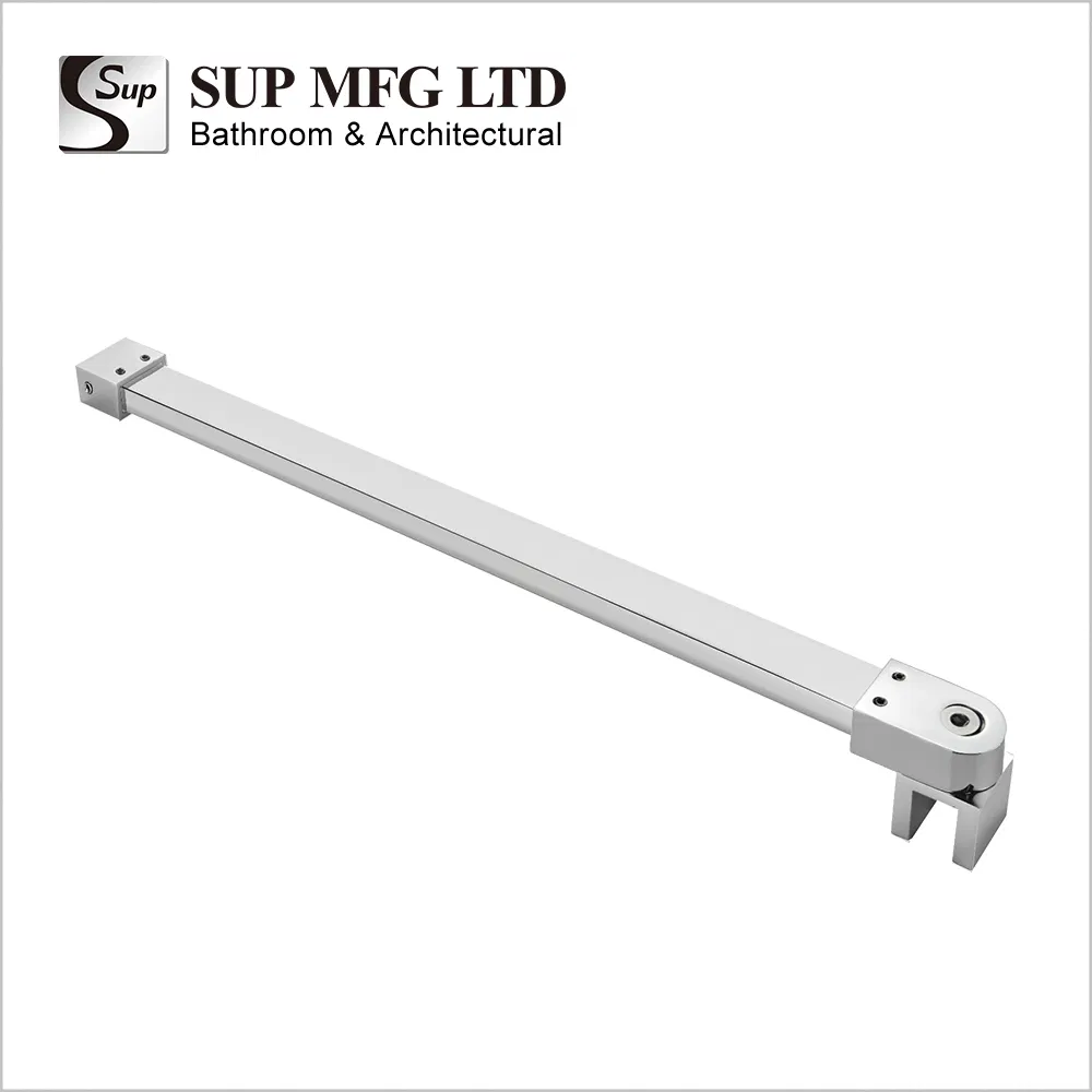 10X20mm Glass Door Pull Rods Bathroom Brass Hardware Support Bar