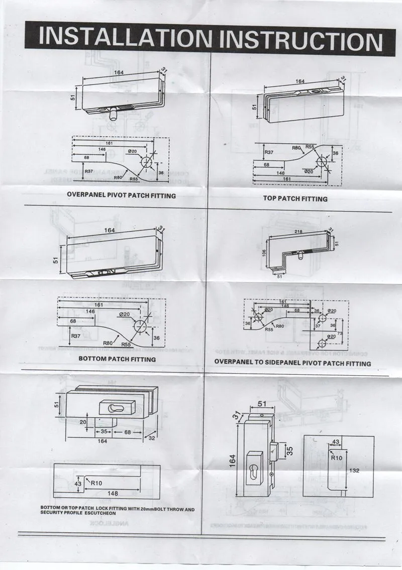Product Size Specification