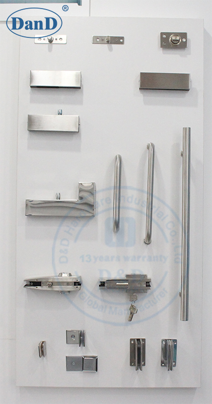 Stainless Steel Fitting Curving Connector Pivot for Glass Door System