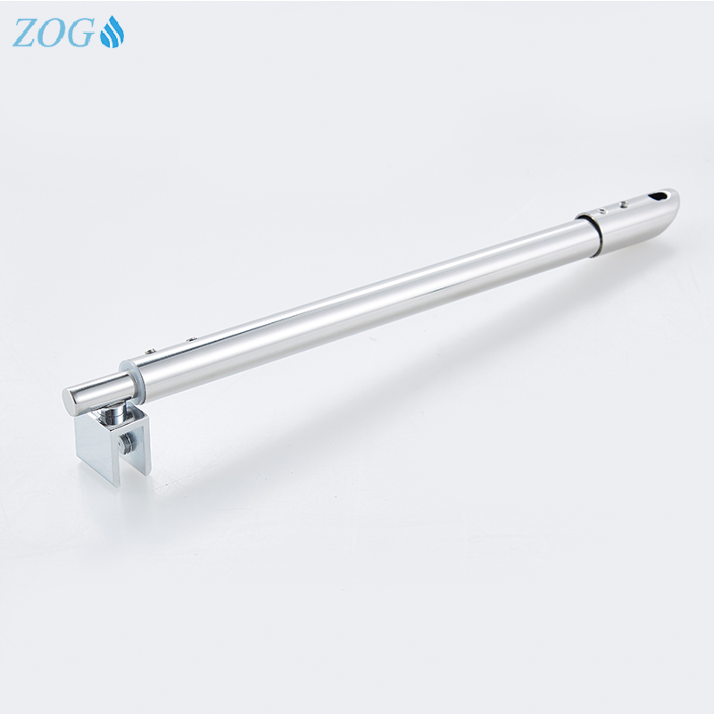 Bathroom Accessories Glass Shower Door Stainless Steel Square Support Bar