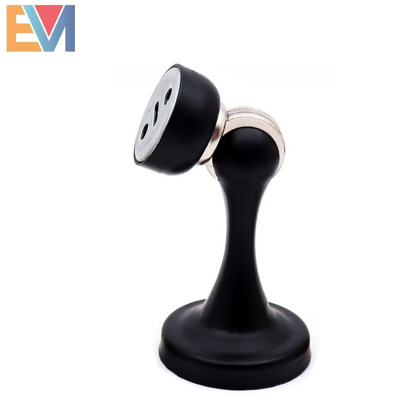Modern Style Black Magnetic Easy Installation Magnetic Door Stopper