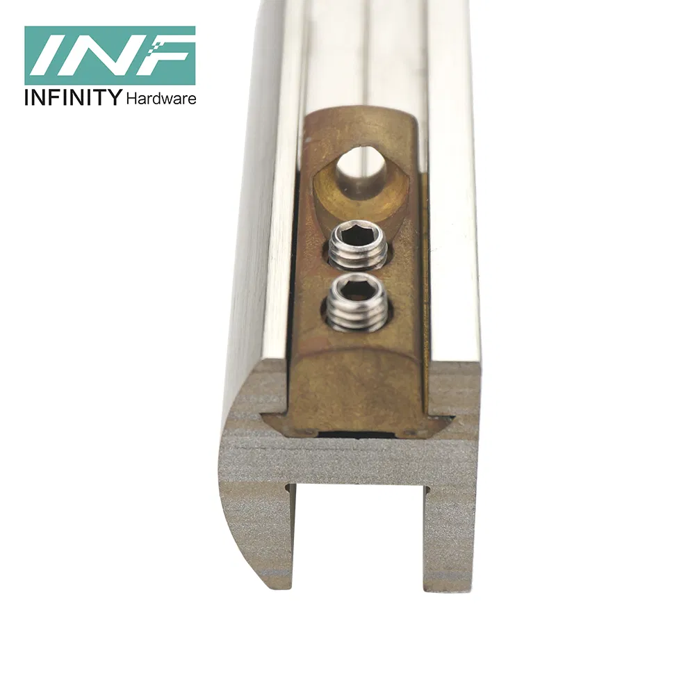 High Quality Modern Design Factory Priced Brass Hardware Shower Glass Door Roller Lower Rollers Sliding Door Roller Track