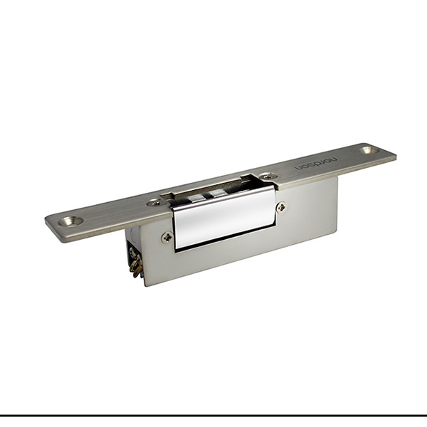 Wide Mouth Type Glass Door Electric Strike Lock with Lock Status Sensors