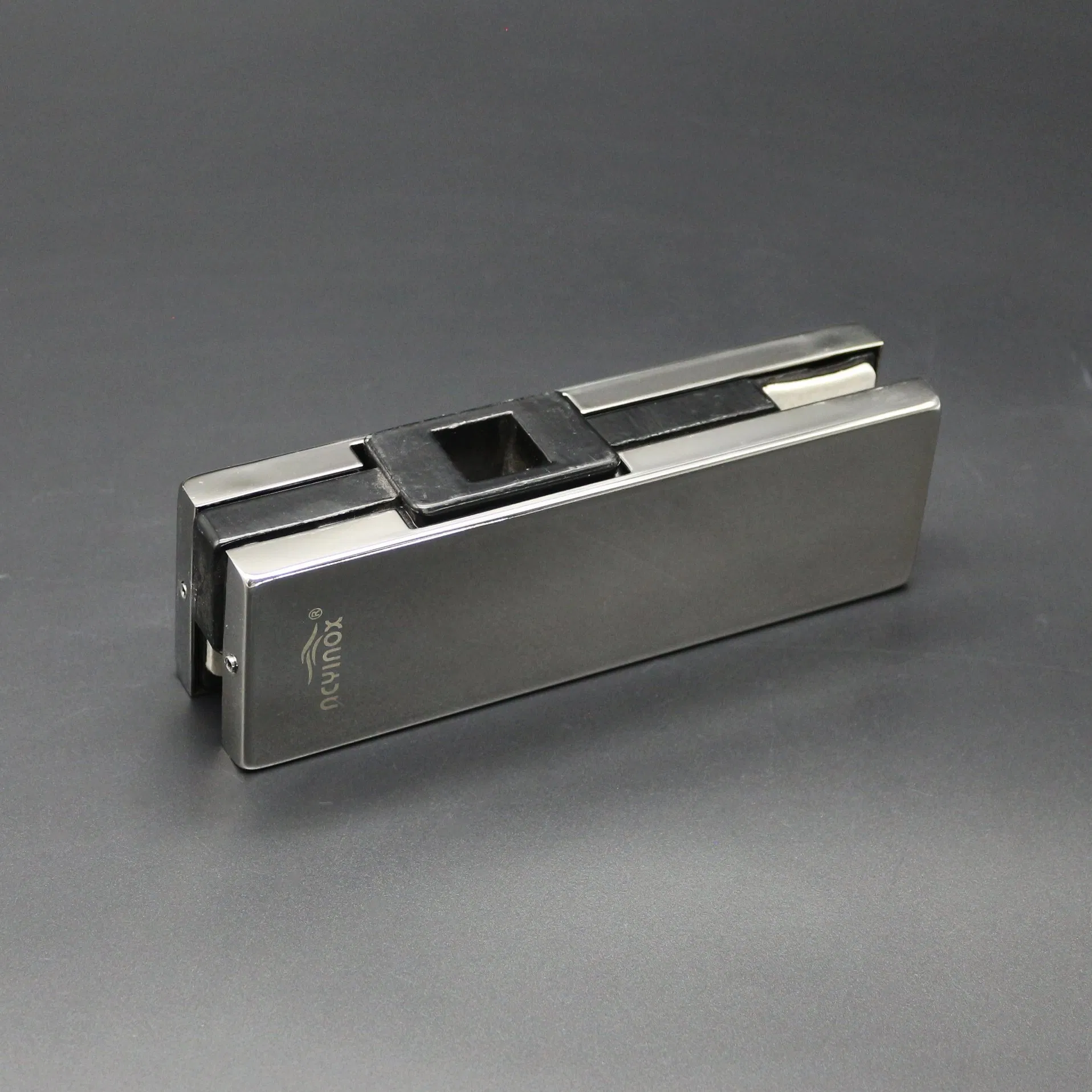 Hardware Outside Glass Railing Heavy Duty Shower Door Hinge Clamp Aluminum Top Bottom Patch Lock Fitting