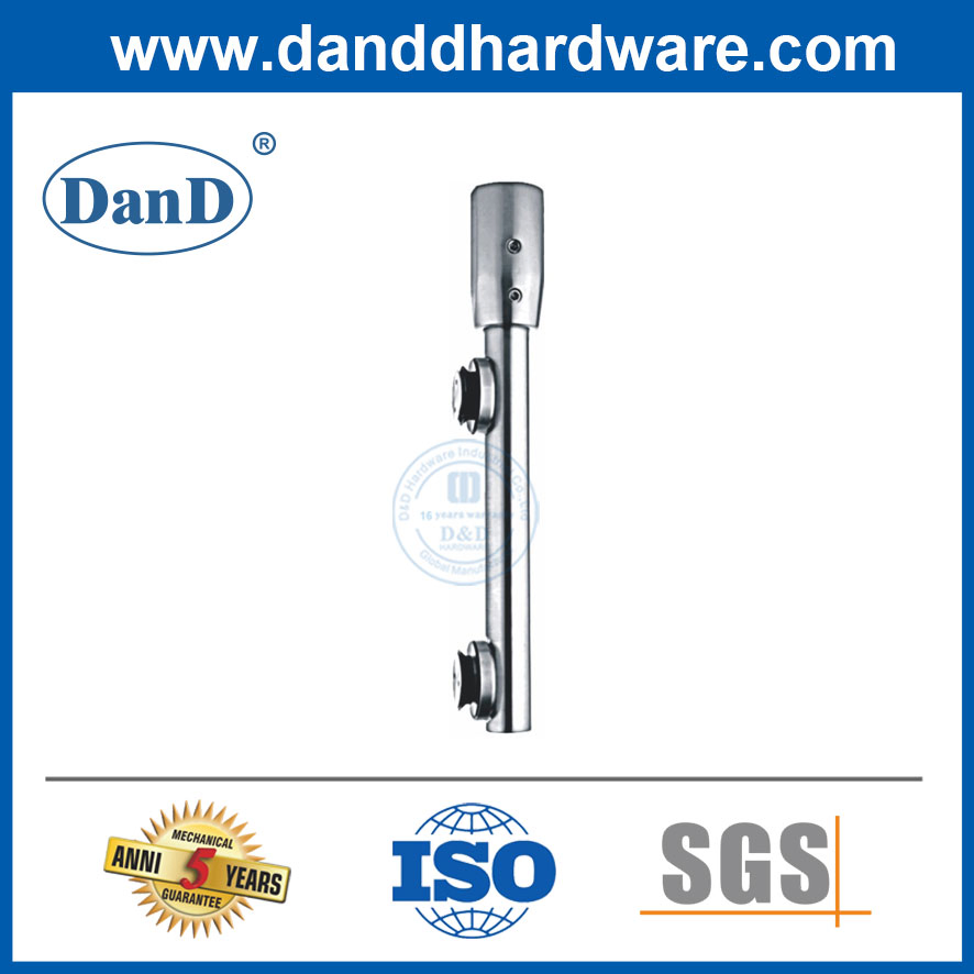 Stainless Steel Glass Door Fittings Pivot Pole with Single Point Fixing
