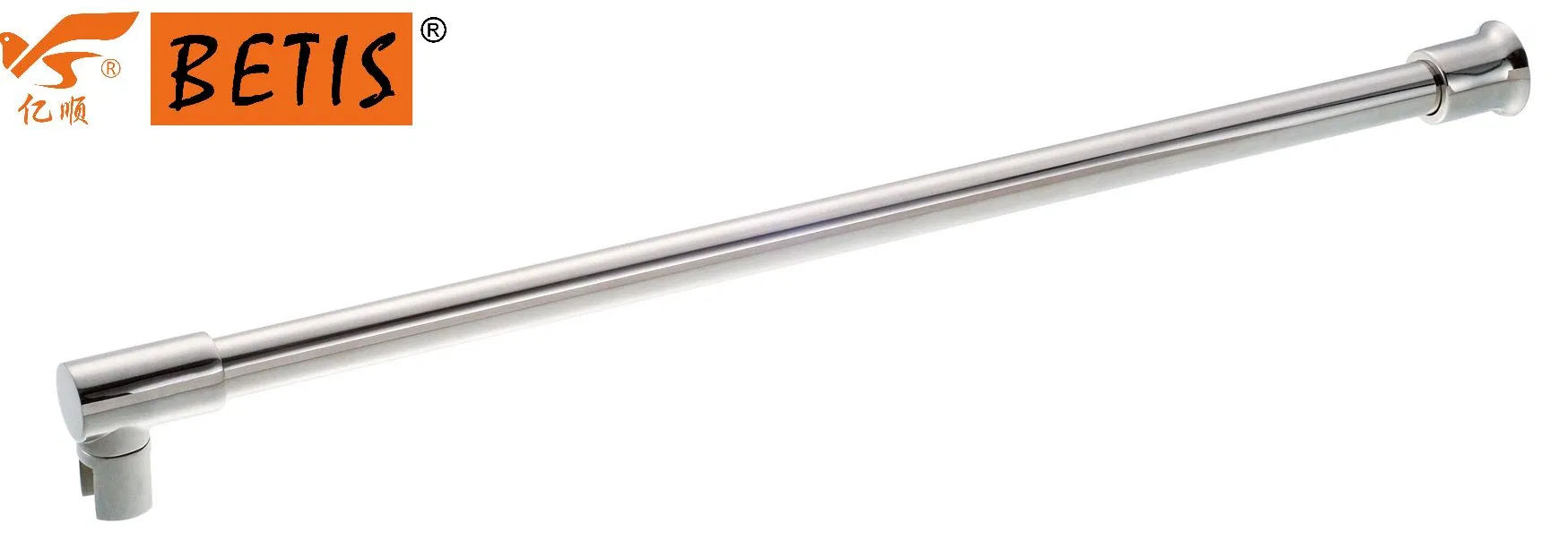 OEM Stainless-Steel Sliding Bathroom Shower Door Hardware Accessories Fixed-Panel Wall-to-Glass Support Bar Header