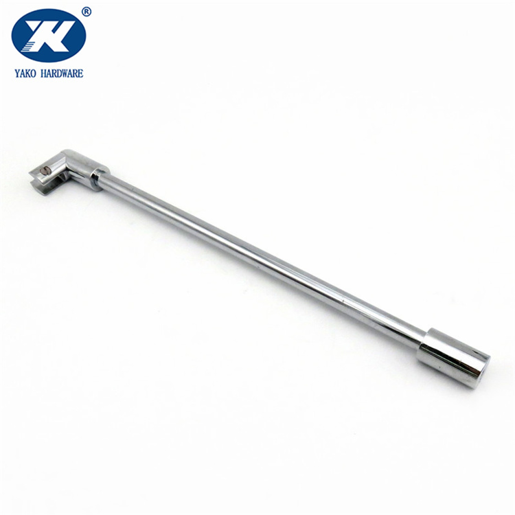 Adjustable Glass Shower Door Support Bar Stainless Steel Customized Size Support Arm