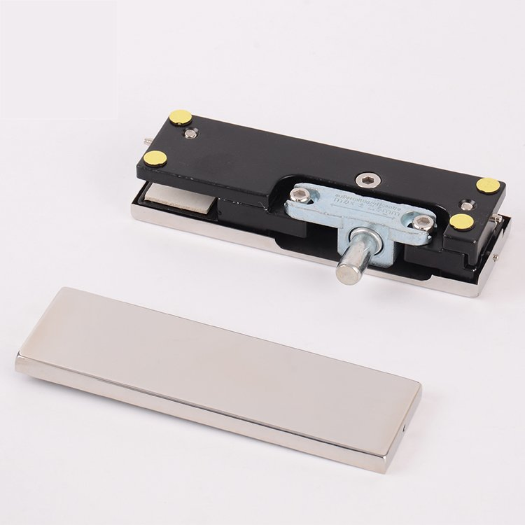 Keyi Metal V-211 Stainless Steel Door Clamp Glass Fittings Glass Door Top Pivot Patch Fitting