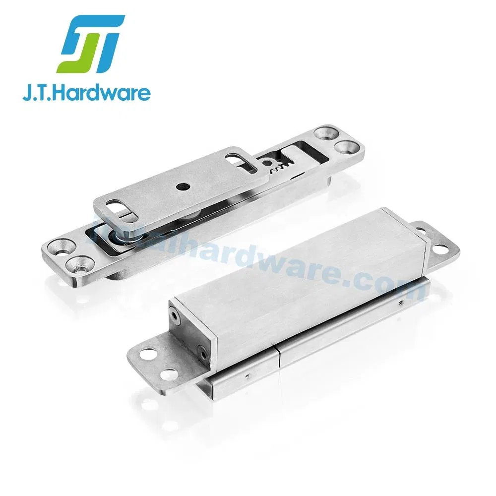 360 Degree Stainless Steel Narrow Frame Glass Door Adjustable Positioning Cam Type Central Axis Floor Spring Pivot Hinge