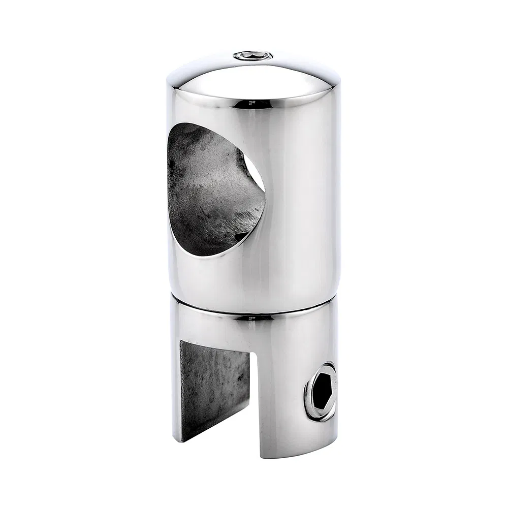 Frameless Tempered Glass Door Hardware Glass Holder Manufacturer Tube Connector