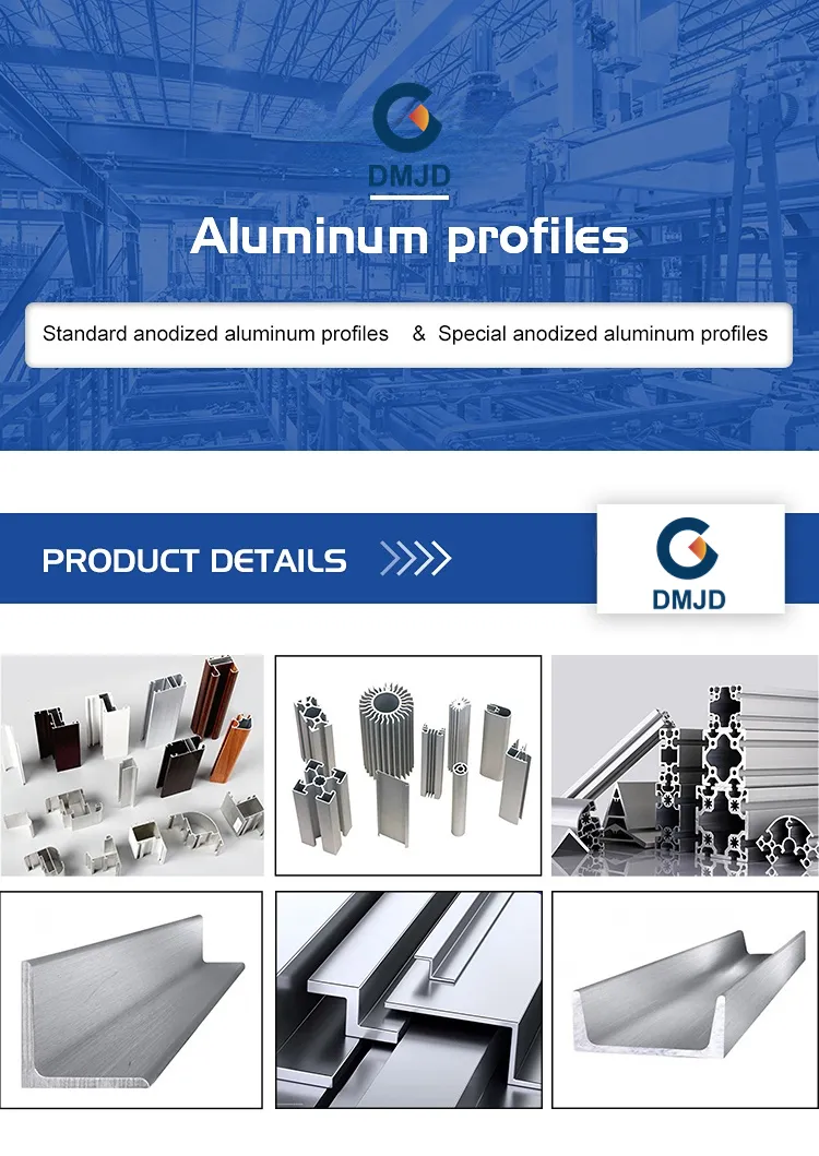 Industrial CNC Aluminum Profile Hidden Track
