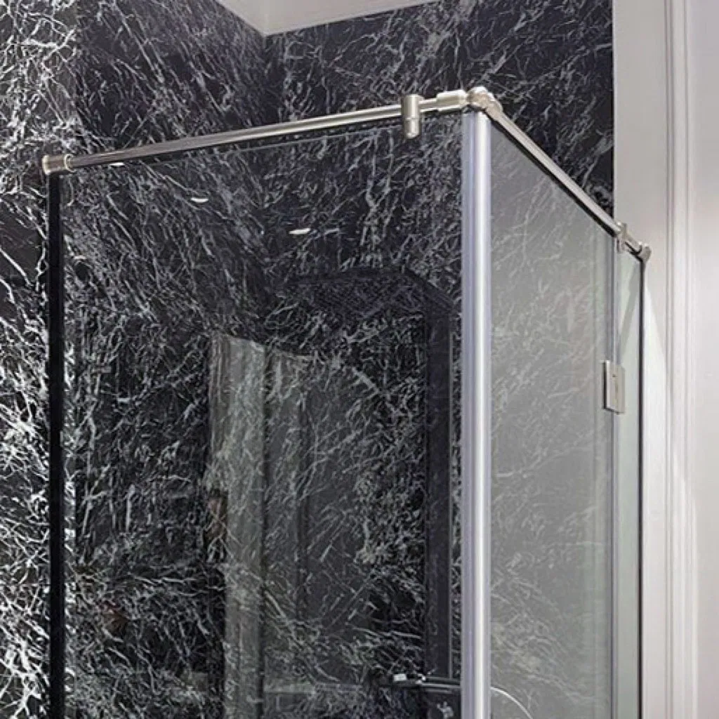 Frameless Tempered Glass Door Hardware Glass Holder Manufacturer Tube Connector