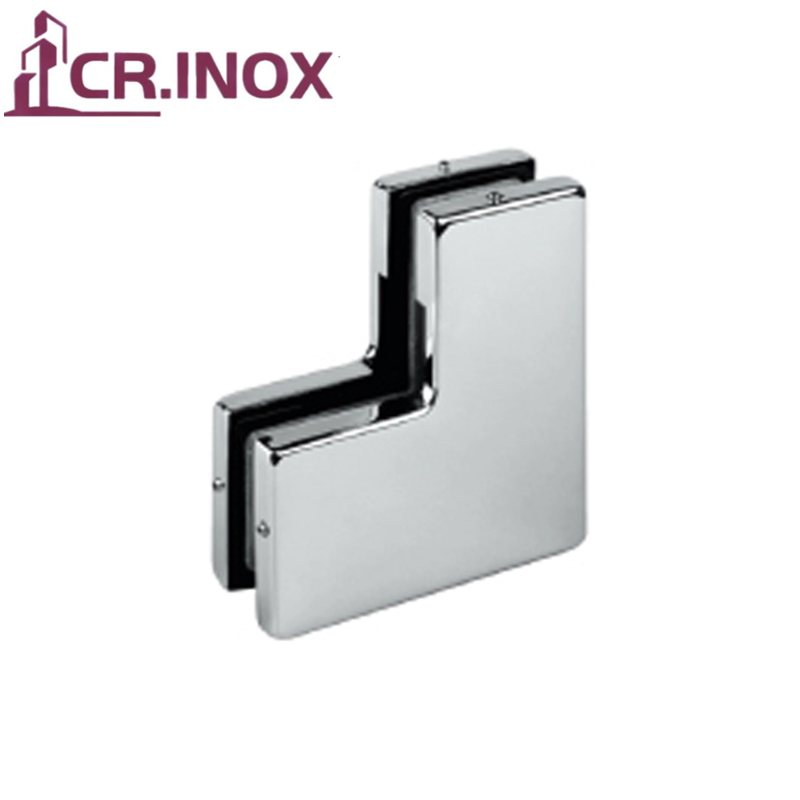 Small L Type Stainless Steel 304 Glass Crank Clamp Clip for Glass Door/Patch Fittings