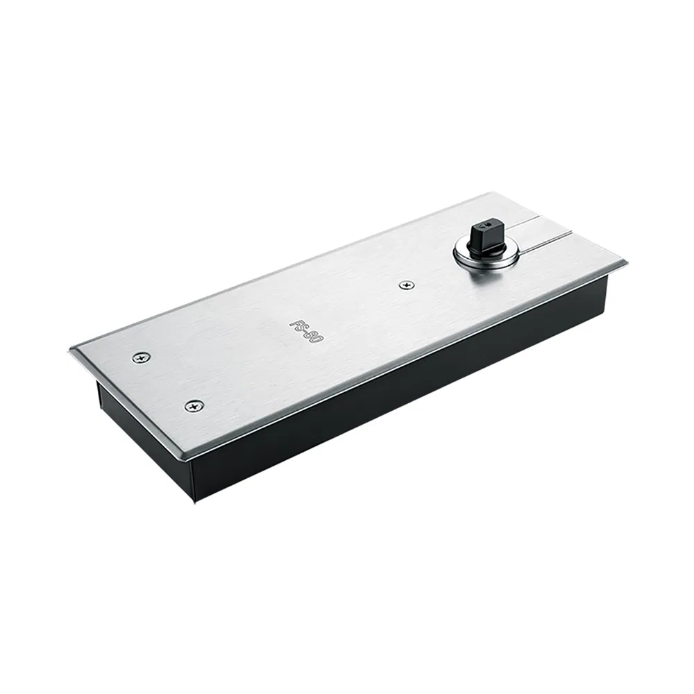 Modern Design 130kg Stainless Steel Hydraulic Glass Door Closer Floor Spring for Hotels