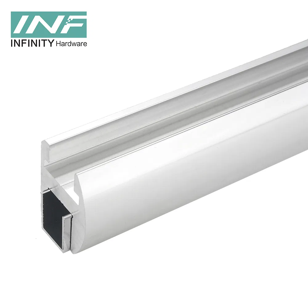 China Factory Price Customization Shower Glass Door Roller Sliding Door Accessories Aluminum Track