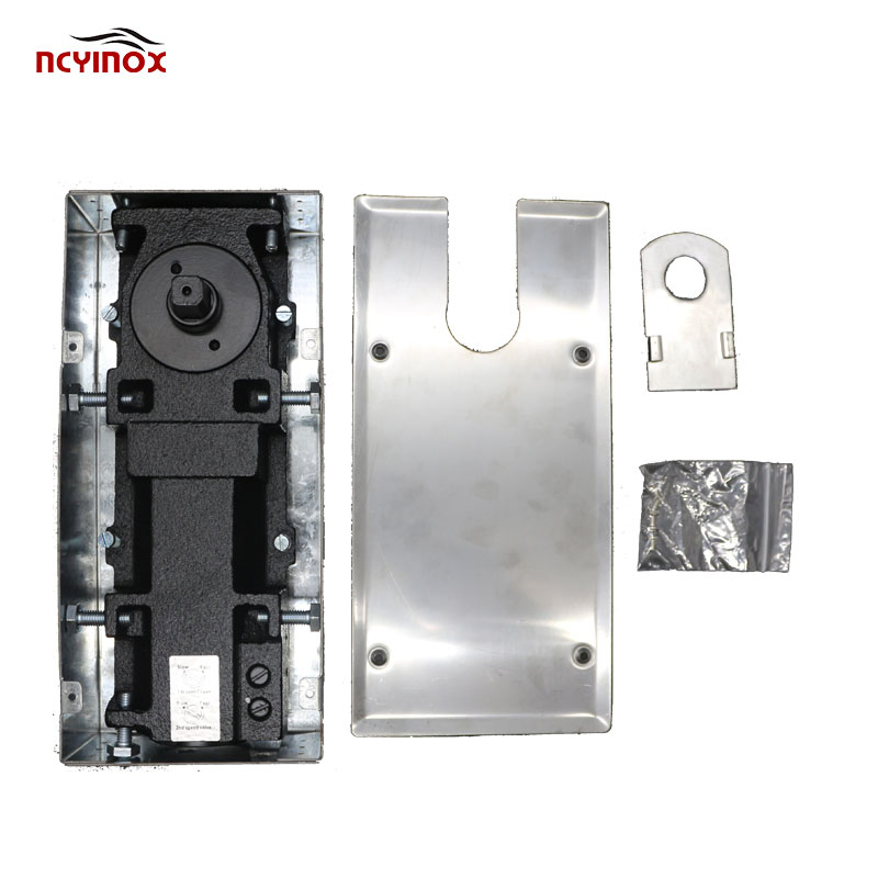 Stainless Steel Hardware Adjustable Glass Door Closer Heavy Duty Hydraulic Floor Spring