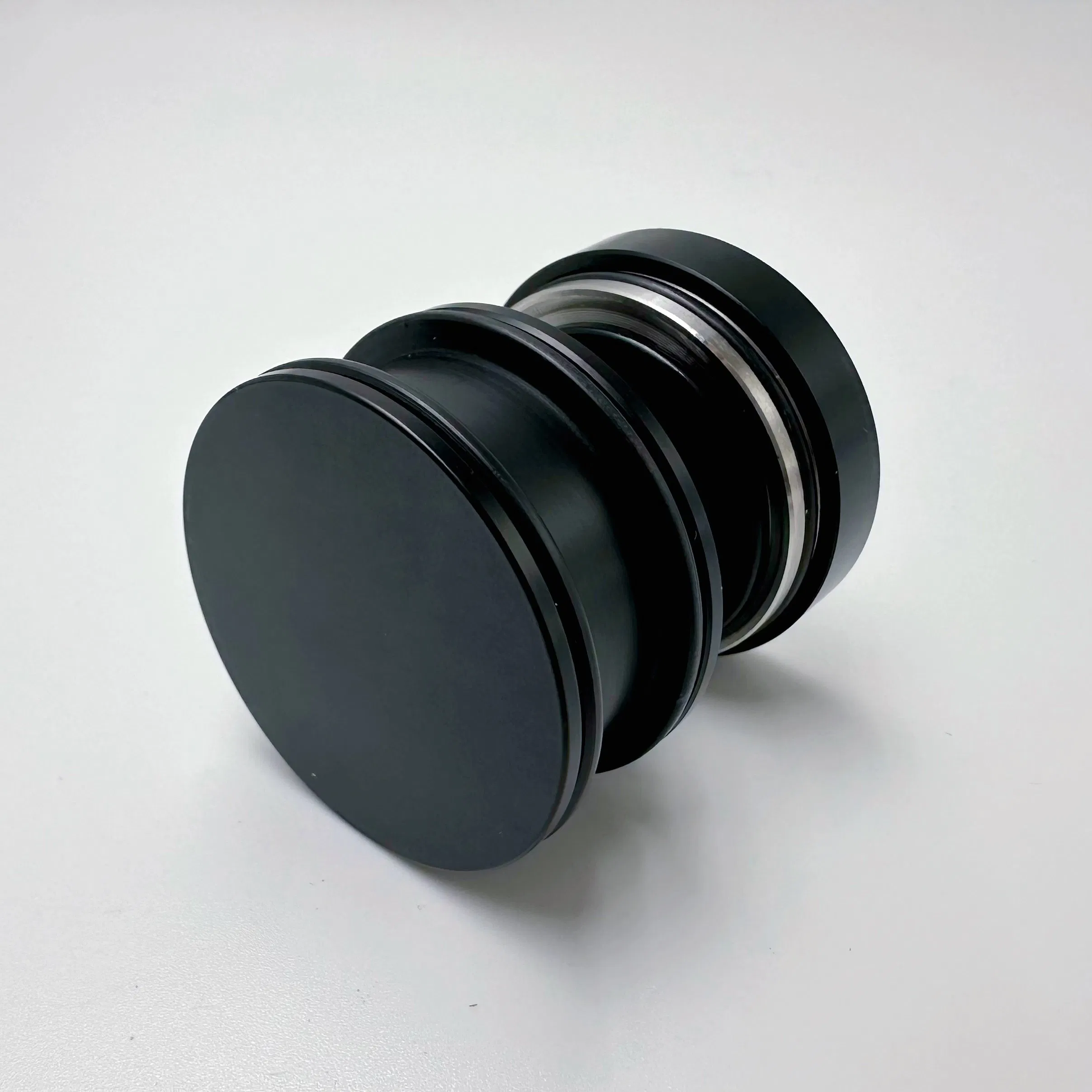 Wholesale and Manufacturer Stainless Steel Matte Black Bathroom Fittings for Frameless Sliding Door Shower System Sliding Door Roller Factory