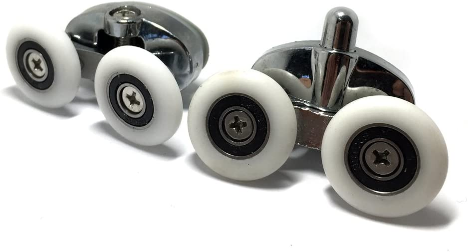 23mm Shower Glass Sliding Door Top Double Bottom Single Roller